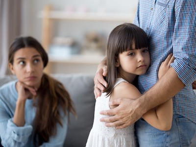 Father with daughters seeking child custody lawyer near him in Texas