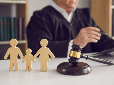 Judge considering the reasons to change child custody